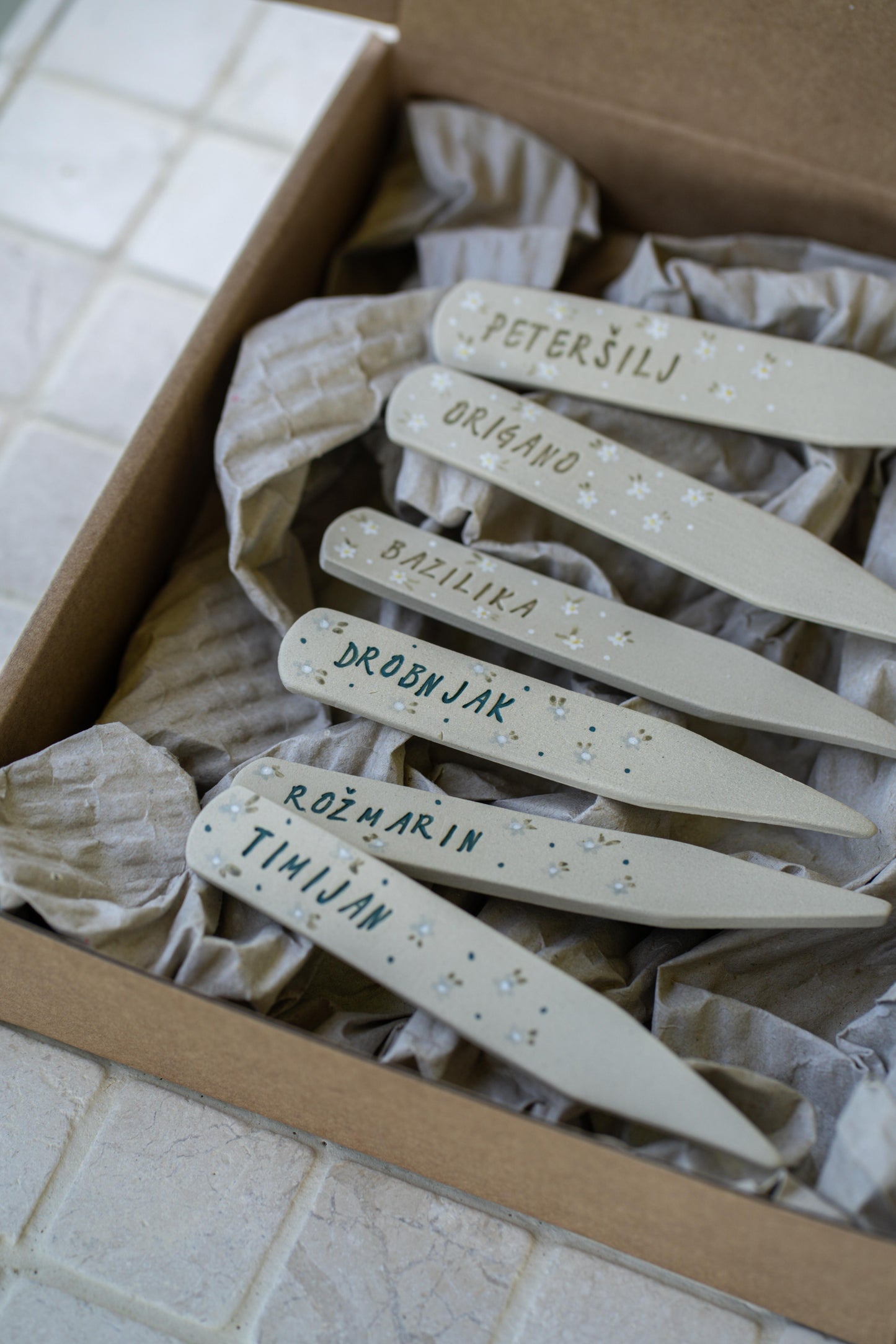 Oznaka za zelišča - bazilika