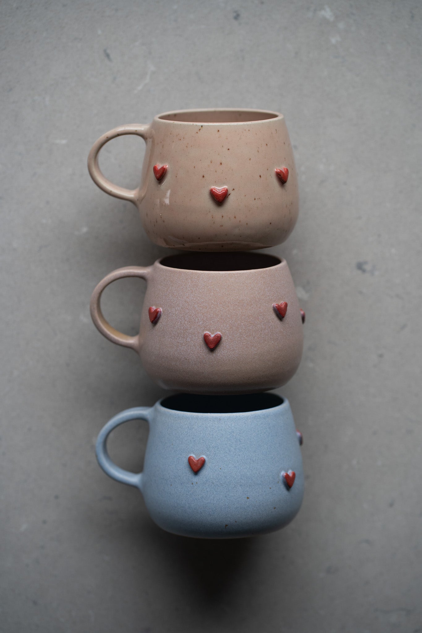 Valentinova skodelica mat roza